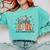 Wildflower Floral Book Just One More Chapter Comfort Colors Sweatshirt Butter