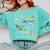 I Will Read Books On a Boat & Everywhere Reading Comfort Colors Sweatshirt Butter