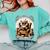 Wise Owl Reading Books Comfort Colors Sweatshirt Butter