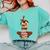 Woman And Books Stack Afro Girl Book Lover Comfort Colors Sweatshirt Butter