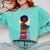 Woman And Books Stack Afro Girl Reading Lover Comfort Colors Sweatshirt Butter