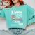 A Woman Cannot Survive On Books Alone She Also Needs Yarn Premium Comfort Colors Sweatshirt Butter