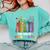 Women Floral Book Big Fan Of Human Rights Liberal Protest Comfort Colors Sweatshirt Butter