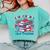 Women's Books Fireworks And Freedom Independence Day Book Lover Comfort Colors Sweatshirt Butter