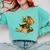 Women's Dragon Bookworm Reading Book Graphic Comfort Colors Sweatshirt Butter