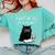 Women's First Of All I’m A Delight Cute Cat Books Coffee Humor Comfort Colors Sweatshirt Butter