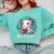 Women's Readsolotl Kawaii Axolotl Reading Book Lover Comfort Colors Sweatshirt Butter