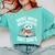 Women's Wild Dreams Reading Giraffe Book Reader Zoo Animals Kids Comfort Colors Sweatshirt Butter