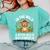 Women's Wild About Reading Book Reader Lion Zoo Animals Kids Comfort Colors Sweatshirt Butter