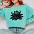 Yk2 Grunge Scary Cat With Tail Tomboy 90s Nostalgia Indie Premium Tri-Blend Comfort Colors Sweatshirt Butter