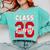 2 Sided Class Of 2026 Senior 2026 Graduation Comfort Colors Sweatshirt Chalky Mint