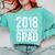 2018 Biology Graduation Biologist Graduate Degree Comfort Colors Sweatshirt Chalky Mint