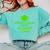 2018 Graduation Red Green High School Color Comfort Colors Sweatshirt Chalky Mint