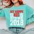 2018 Senior Graduation My Happy Class Shirt Comfort Colors Sweatshirt Chalky Mint