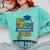 5th Grade Graduation 2025 Graphic – Class Of 2025 Theme Comfort Colors Sweatshirt Chalky Mint