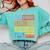 6th Grade Level Complete Shirt Graduation Last Day Of School Comfort Colors Sweatshirt Chalky Mint
