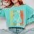 8th Grade Level Complete Gamer Class Of 2024 Graduation Comfort Colors Sweatshirt Chalky Mint