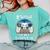 8th Grade Level Complete Graduation Class 2023 Gamer Boys Comfort Colors Sweatshirt Chalky Mint