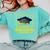 Achievement Unlocked High School Graduation Gamer Comfort Colors Sweatshirt Chalky Mint