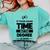 Adult College Graduation Comfort Colors Sweatshirt Chalky Mint
