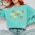 Advocate Support Empower Groovy Social Worker Graduation Comfort Colors Sweatshirt Chalky Mint