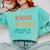Always Avoiding People Shy Introvert Comfort Colors Sweatshirt Chalky Mint