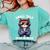 Anti Social Anxiety Mindfulness No Small Talk Introvert Cat Men Women Comfort Colors Sweatshirt Chalky Mint
