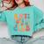 Anti Social Dog Moms Club Introvert Dog Mom Retro Men Women Comfort Colors Sweatshirt Chalky Mint
