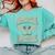 Antisocial Butterfly Quote Socially Selective Introvert Comfort Colors Sweatshirt Chalky Mint
