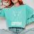 Anxious But Cute Anxiety Meme Cat Lover Introvert Comfort Colors Sweatshirt Chalky Mint