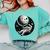 Astronaut Aesthetic Holding Moon Balloon Planets Introvert Comfort Colors Sweatshirt Chalky Mint
