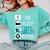 Athletic Trainer Eat Sleep Tape Ankles Graduation Comfort Colors Sweatshirt Chalky Mint