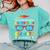 Awesome Kindergarten Graduate Looks Like 2024 Graduation Comfort Colors Sweatshirt Chalky Mint