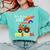 My Baby Just Crushed Preschool Graduation Comfort Colors Sweatshirt Chalky Mint