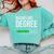 Bachelors Degree Loading College Student Graduation Comfort Colors Sweatshirt Chalky Mint