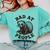 Bad At People Ferret Introvert Saying Slogan Tee Comfort Colors Sweatshirt Chalky Mint