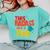 This Badass Has a PhD Doctor Graduation Comfort Colors Sweatshirt Chalky Mint