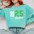 Baseball Senior Night Baseball Senior 2025 Graduation 61 Comfort Colors Sweatshirt Chalky Mint