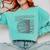 Basketball Senior For Boys &Girls Class 2025 Graduation Comfort Colors Sweatshirt Chalky Mint
