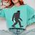 Bigfoot Graduate Shirt Cute Sasquatch Graduation Comfort Colors Sweatshirt Chalky Mint