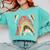 Books Helping Introverts Avoid Conversation Comfort Colors Sweatshirt Chalky Mint