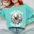 More Books Less People Introvert Skeleton Reading Comfort Colors Sweatshirt Chalky Mint