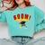 Boom Graduation Hat And Diploma For Proud Graduate Comfort Colors Sweatshirt Chalky Mint