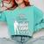 Boot Camp Graduation Military Cousin Support Tee Comfort Colors Sweatshirt Chalky Mint