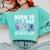 Born To Nap Forced To Exist Lazy Skeleton Couch Introverts Comfort Colors Sweatshirt Chalky Mint