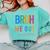 Bruh We Out Seniors Senior Year Back To School Graduation Comfort Colors Sweatshirt Chalky Mint