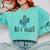 Cactus Not A Hugger Homebody Introvert Raglan Baseball Tee Comfort Colors Sweatshirt Chalky Mint