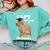 Capy Last Day Of School Capybara Graduation Quote Comfort Colors Sweatshirt Chalky Mint