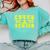Cheerleading Senior Night Cheer Senior 2025 Graduation 10 Comfort Colors Sweatshirt Chalky Mint