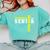 Cheerleading Senior Night Cheer Senior 2025 Graduation 11 Comfort Colors Sweatshirt Chalky Mint